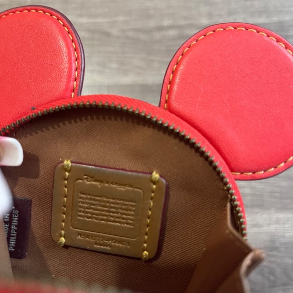MICKEY MOUSE COACH CHANGE PURSE - Picture 2 of 3